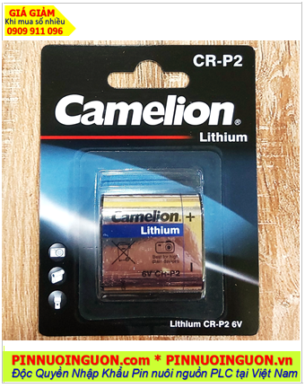 Camelion CR-P2, Pin CR-P2; Pin 6v lithium Camelion CR-P2 chính hãng (MẪU MỚI) /Loại vỉ 1viên
